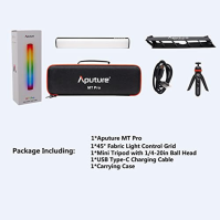 Aputure MT Pro RGB světelná lišta Bi-Colour 2000K -10000K 7,5W výkon Pixelable mini LED tube light, podporuje ovládání Sidus Lin